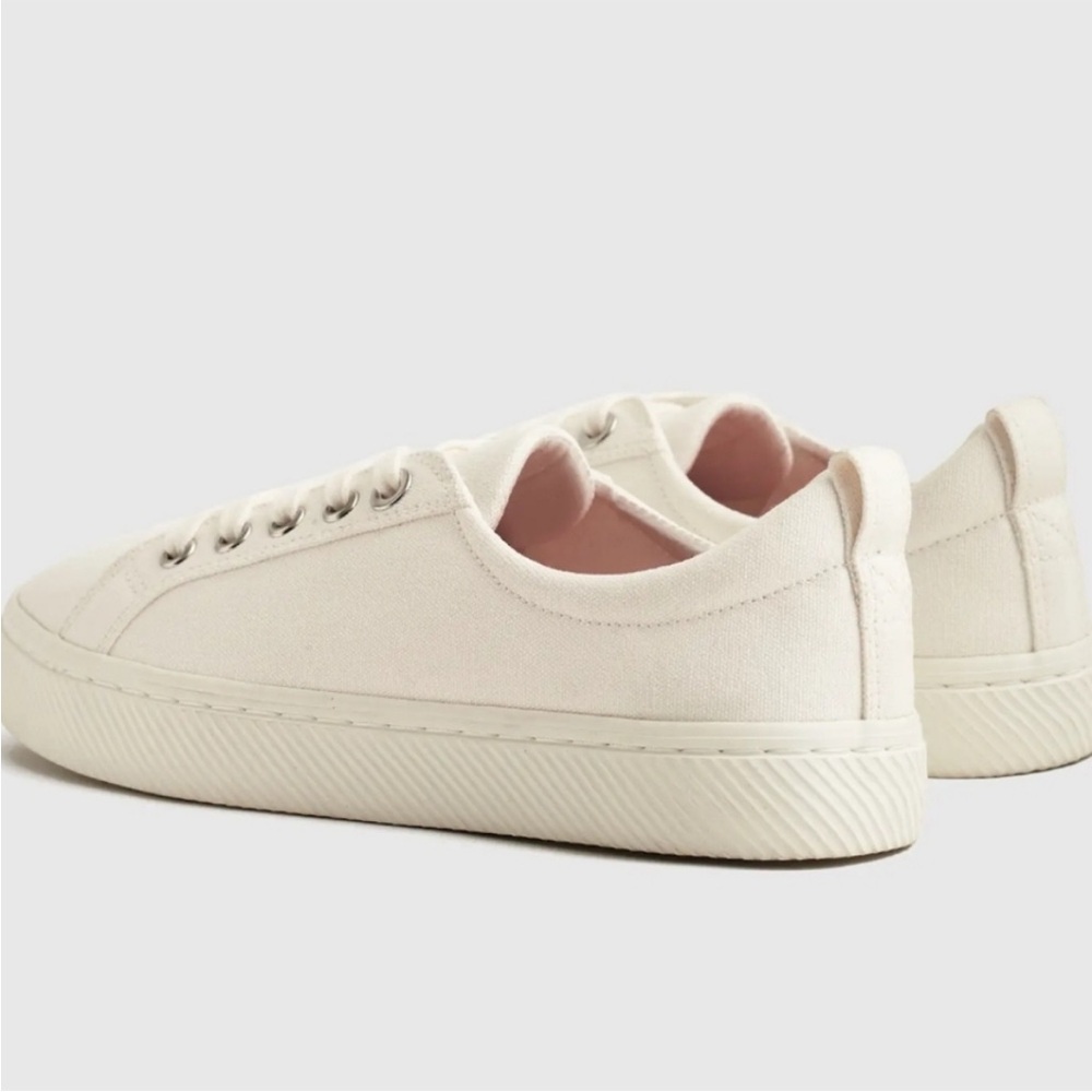 Quince Off-White Eco organic cotton Women's Sneakers - Picture 7 of 11